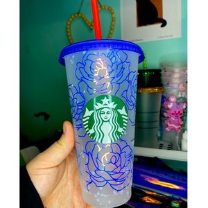 Flower Starbucks Cup